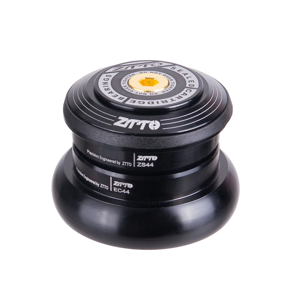 

MTB Road Bike Steering Column Headset 44mm 1-1/8" 28.6mm Straight Tube Fork MTB Bike Frame Low Profile Semi-Integrated ZS44