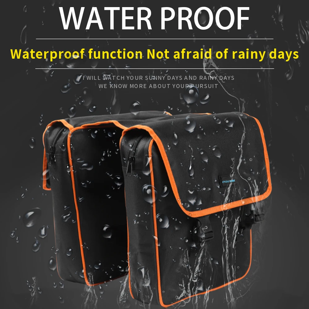 Велосумка двухсторонняя дорожная велосипедная Сумка на багажник багаж заднее