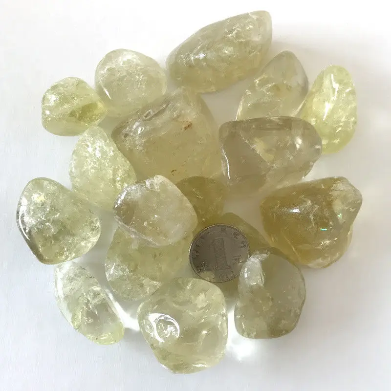 Прямая поставка 100 г натуральный большой желтый кристалл топаз цитрин лечебный