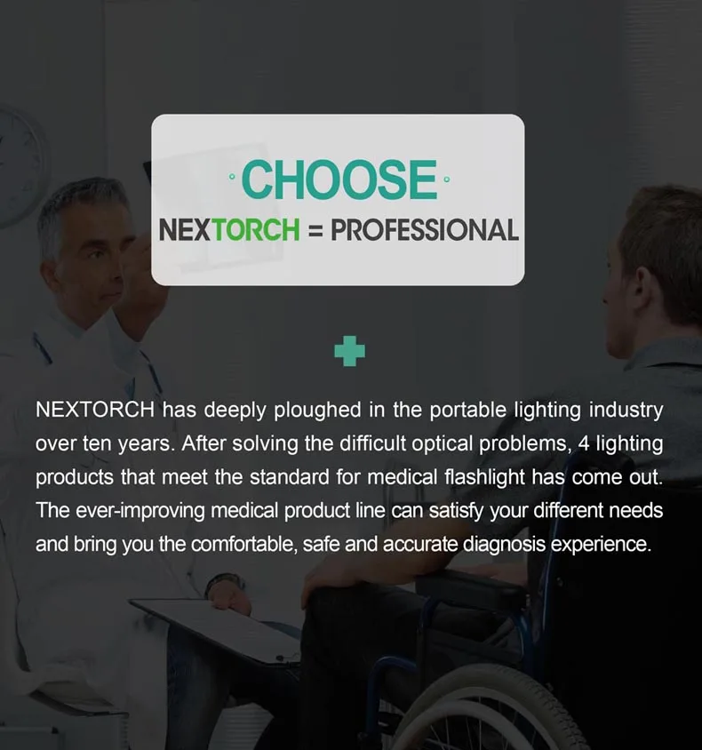 NEXTORCH K3 Pro профессиональный светодиодный медицинский двойной светильник ручка USB