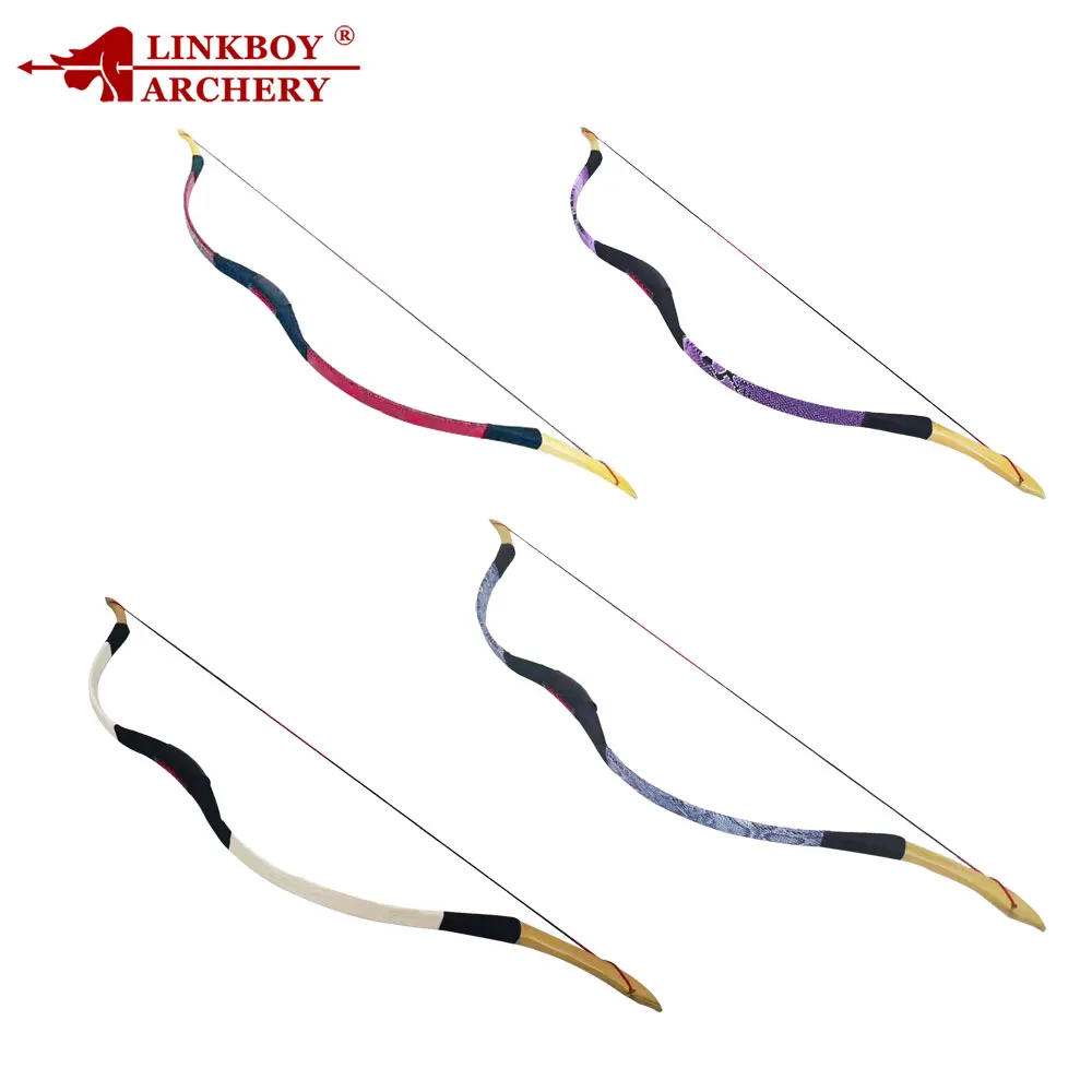 Linkboy стрельба из лука ручной работы длинный лук змеиной кожи Рекурсивный