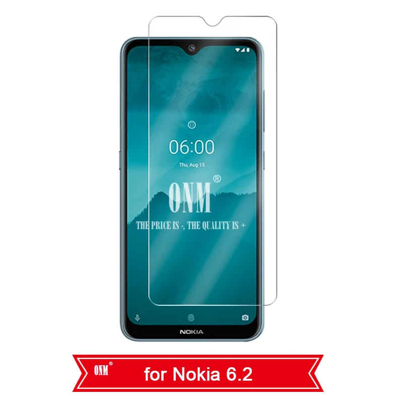 For NOKIA 6.2 2 шт закаленное стекло для NOKIA 7,2 6,2 4,2 3 V 3,1 C 3,1 A 2,2 3,2 4,2 защита экрана 9H закаленное стекло для Nokia 1 Plus X71 - Цвет: For NOKIA 6.2