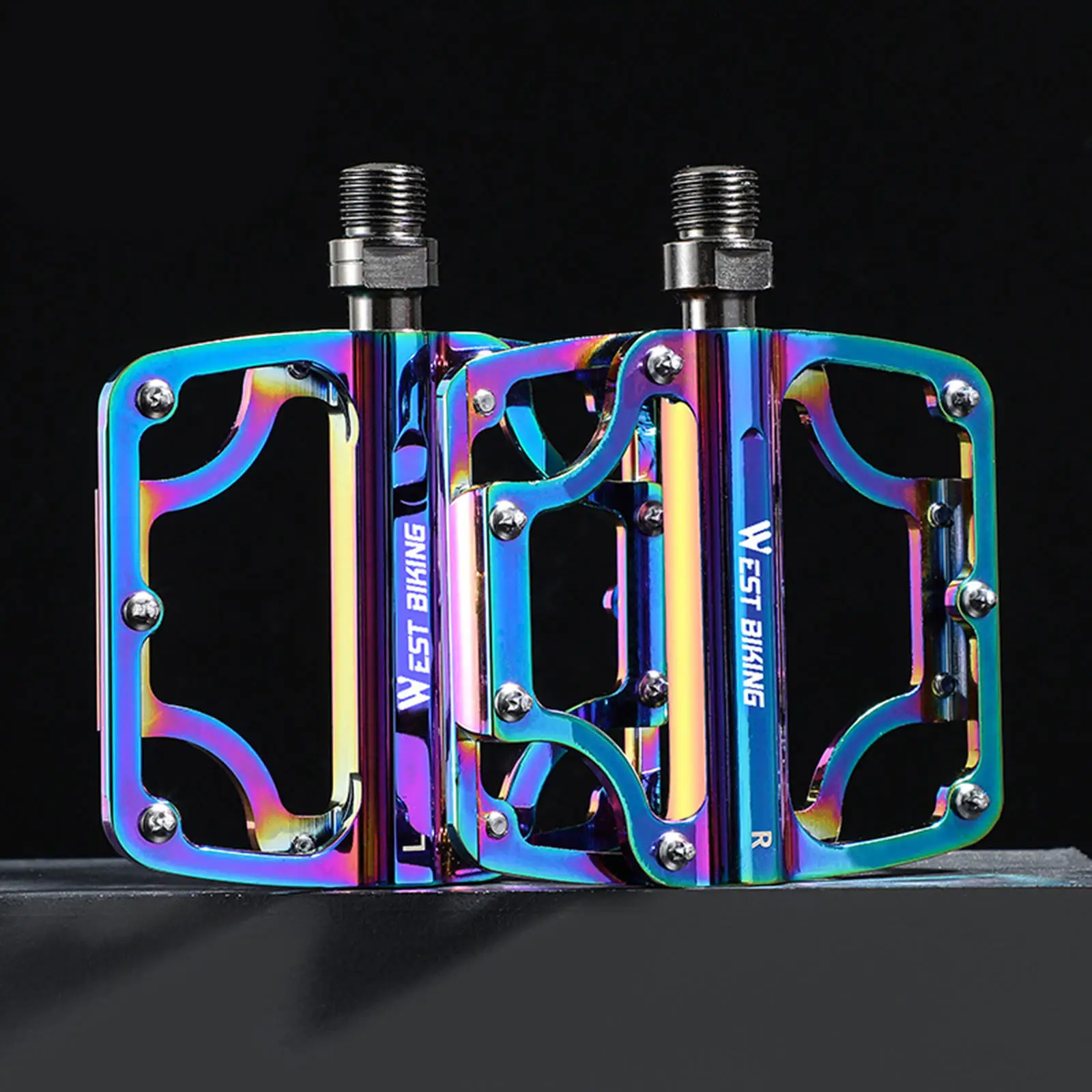 

Велосипедные педали, велосипедные части, съемные скобы, Нескользящие, плоская педаль для горного велосипеда