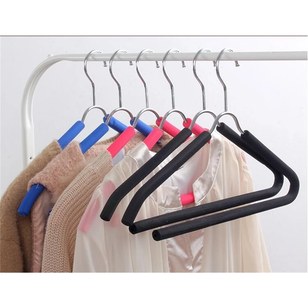 

5pcs/lot 40cm Collodion Metal Hanger Non-slip Hangers For Clothes Racks High Quality New Style