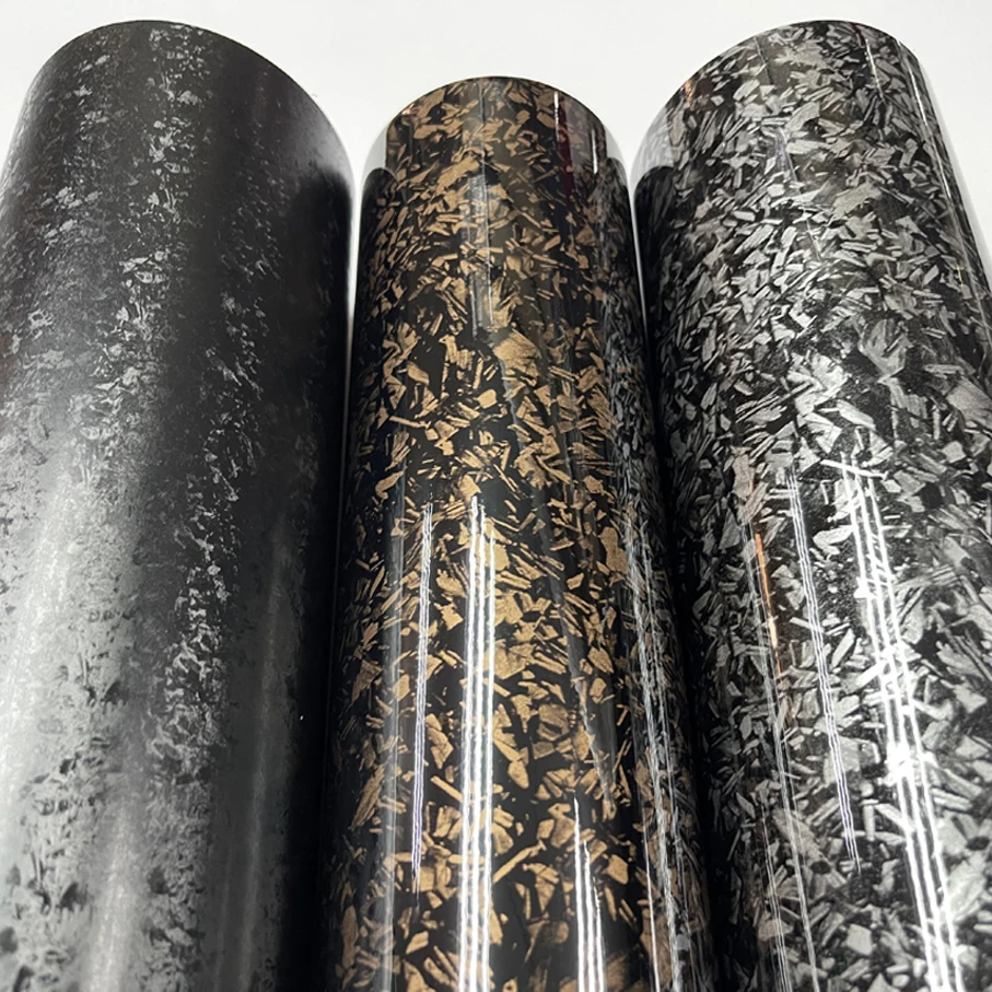 

50cmx2M/3M/4M 3D Forged Carbon Vinyl Wrap with Air Release Bubbles Free Self Adhesive DIY Styling Car Sticker Decal Wrapping