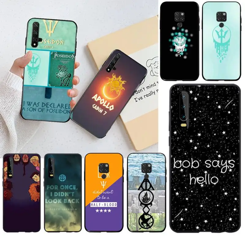 

CUTEWANAN Percy Jackson Customer High Quality Phone Case for Huawei P40 P30 P20 lite Pro Mate 20 Pro P Smart 2019 prime