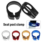 Велосипедный Сверхлегкий зажим подседельного штыря из алюминиевого сплава для горного велосипеда 31,8 34,9 мм
