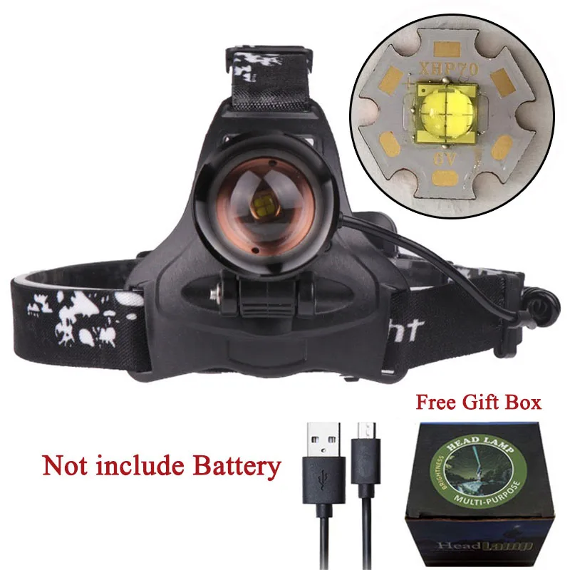Litwod Z35 2806 Новое поступление XHP70.2 32W 3200lm яркая светодиодная фара мощный налобный фонарь - Испускаемый цвет: Option A