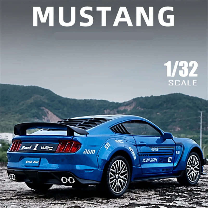 Модель спортивного автомобиля Ford Mustang Shelby GT500 в масштабе 1:32 модель литая