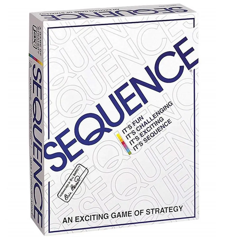 Family party card strategy game sequence board for 2-12 players | Игрушки и хобби