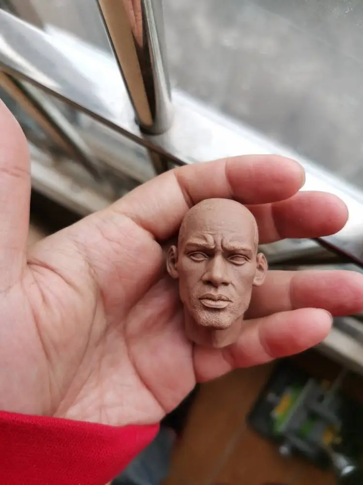 1/6 Will Smith Неокрашенная голова для 12 дюймов тела экшн фигурок сделай сам|Игровые