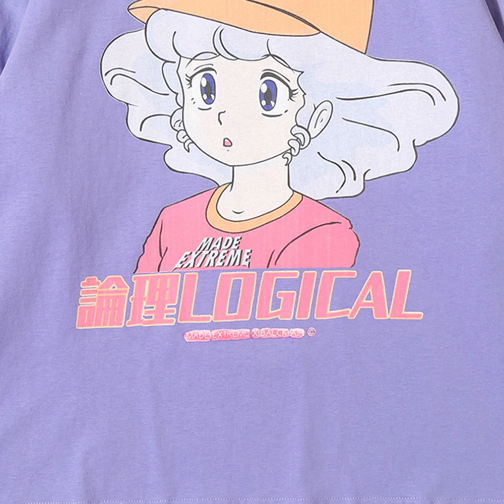 

Long Clothes Oversized Japanese Streetwear Cartoon T Shirt Women Cute Kawaii Shirt 2020 Clothing