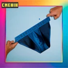 Мужские трусы брифы с быстросохнущим покрытием, темно-синие хлопковые брифы, джоки, Короткие трусы, сексуальное нижнее белье для мужчин, гей-трусы BS3125, 2019