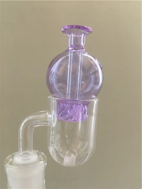 Круглый нижний кварцевый Банкер с Terp Peral Bubble Carb cap |