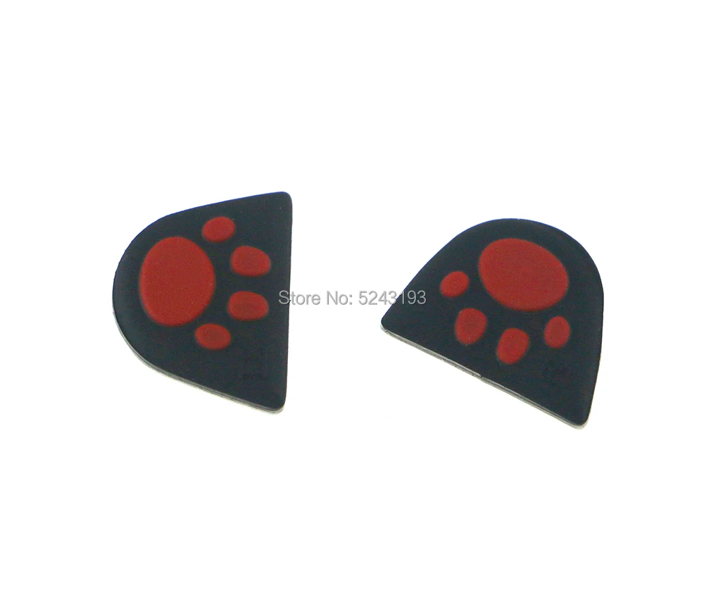 60 шт. силиконовая наклейка на кнопки Cat Paw L2 R2 для Sony Playstation Dualshock 4 PS4 Pro Slim Controller