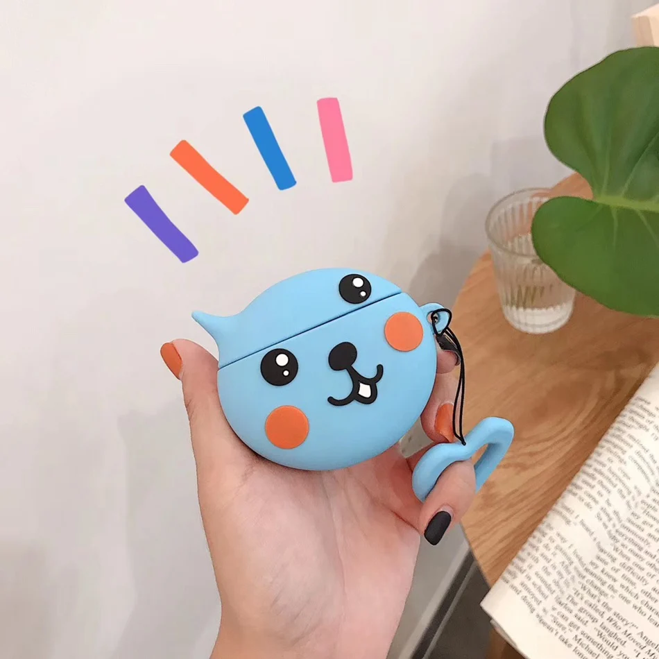 3D Bluetooth беспроводные наушники для собак чехол AirPods силиконовый милый мультфильм