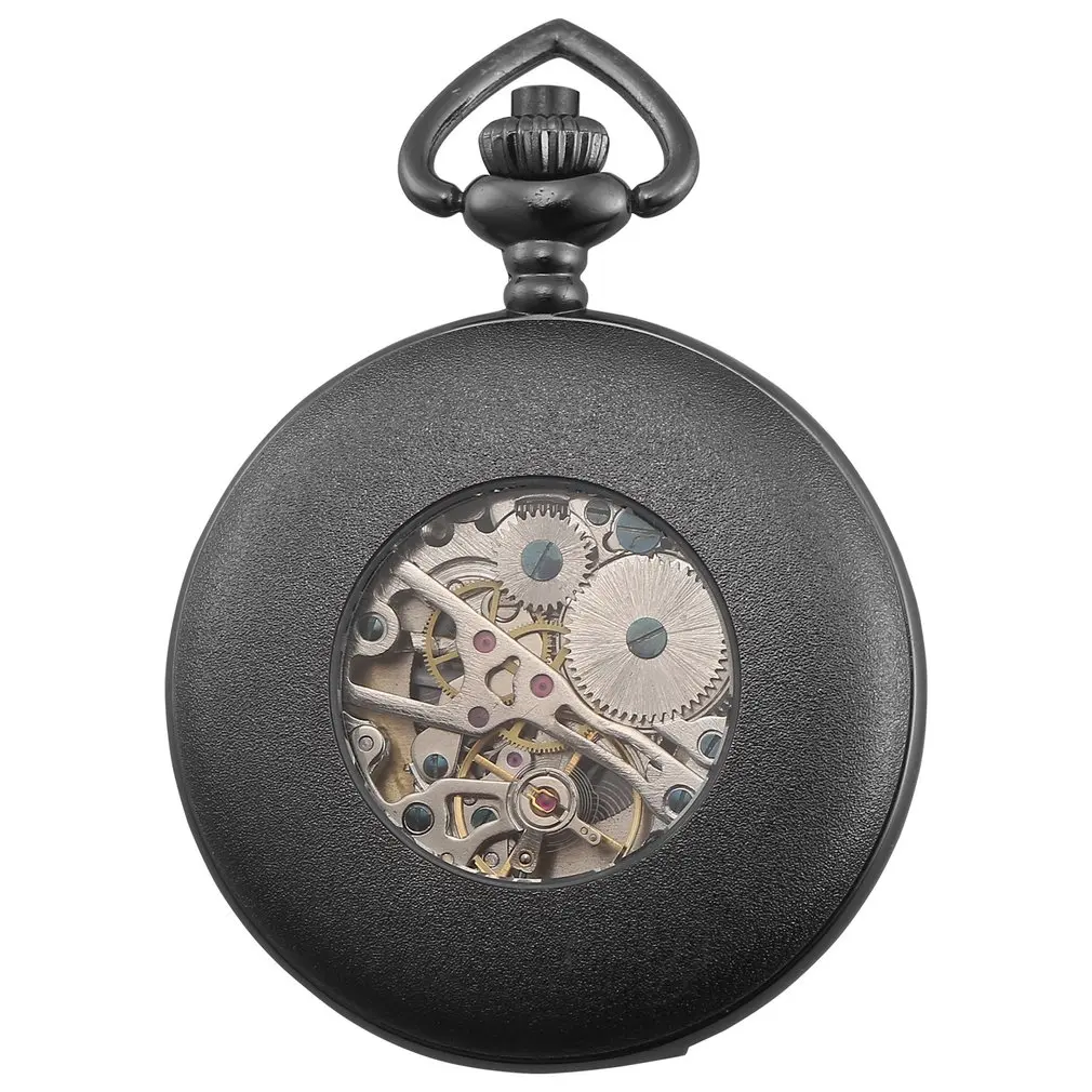 КС Скелет покерный Дизайн Золотой Охотник Механические карманные часы винтажные