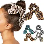 Ободок для волос Женский, Леопардовый, со змеиными кроличьими ушками, с орнаментом держатели головных уборов