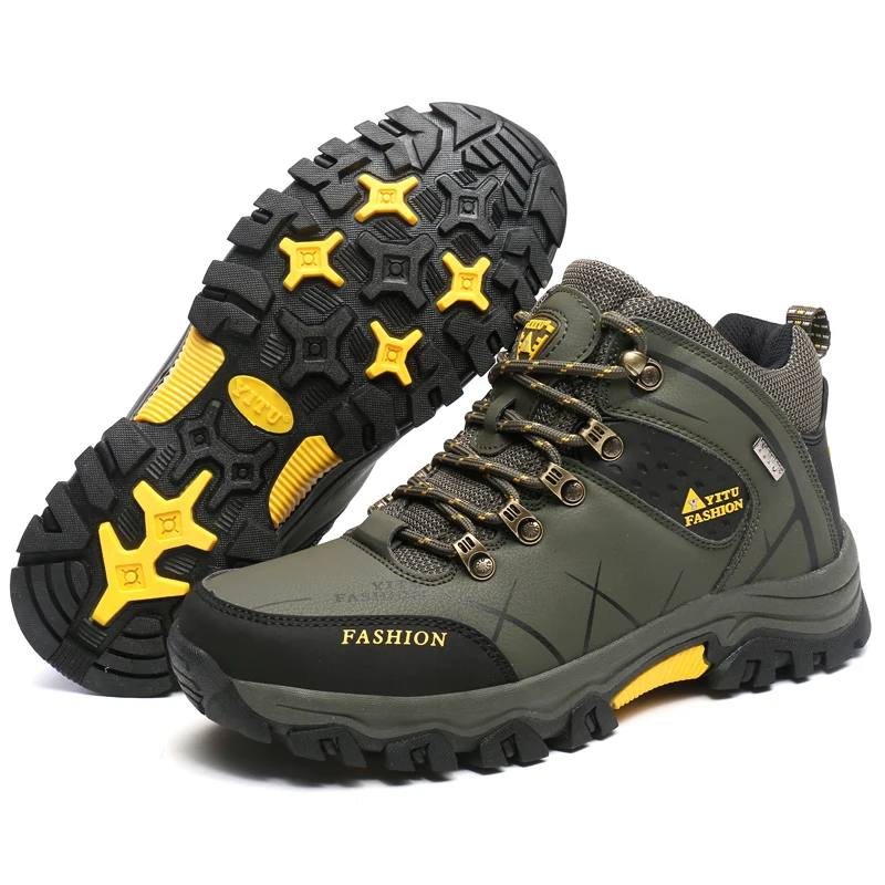 

Men Outdoor Waterproof Men Hiking Shoes Autumn Winter Trekking Boots Footwear