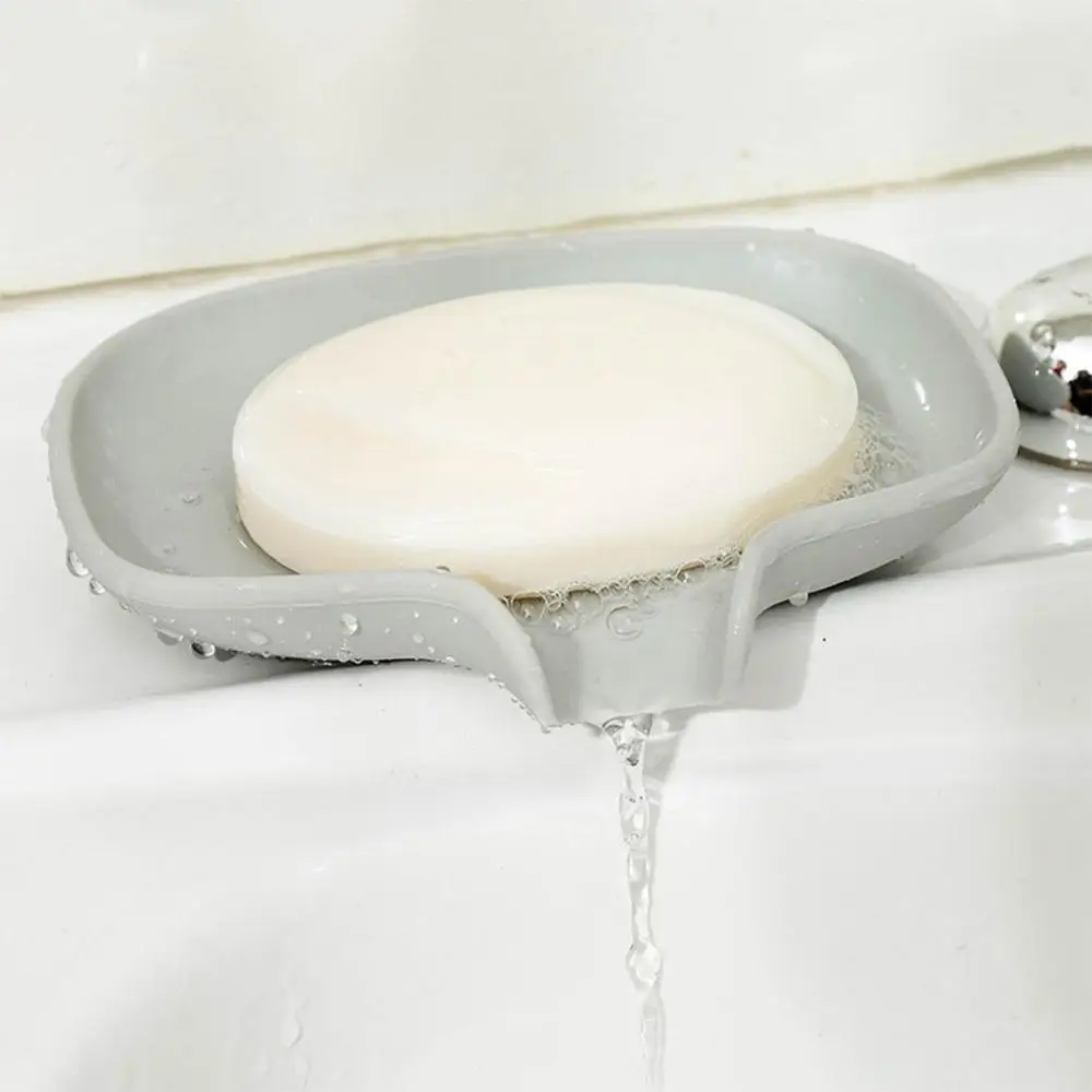 

Non-slip Bathroom Leaf Shape Soap Box Bathroom Soap Holder Dish Storage Plate Tray Bathroom Soap Holder Case Bathroom Supplies