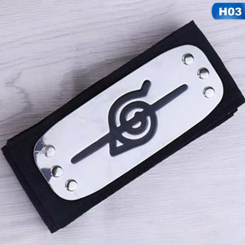 

2021 Kakashi Headband Cosplay Costumes Accessories Toys Props Itachi Akatsuki Madara Anime Sign Headband Props Gifts