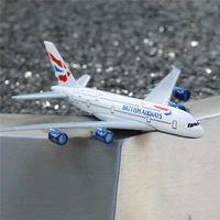 british airways airbus a380 aircraft model 6 inches alloy aviation diecast collectible miniature ornament souvenir toys