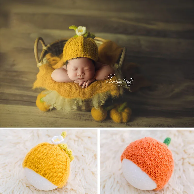 Реквизит для фотосъемки новорожденных шапка реквизит фотостудии вязаные