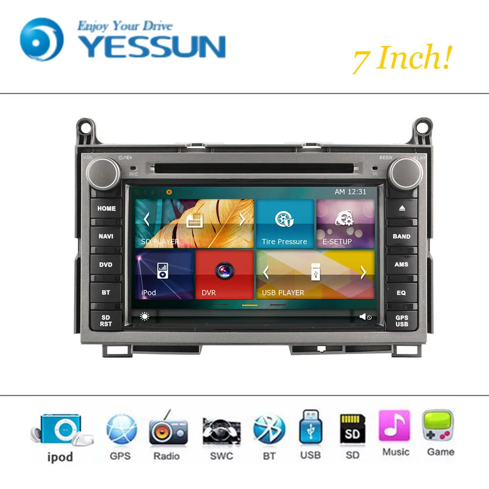 Автомобильный DVD плеер Wince система для Toyota Venza автомагнитола стерео GPS навигация