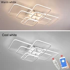 Светодиодная современная люстра, потолочные светильники для гостиной, спальни, комнатные осветительные приборы, современные светильники