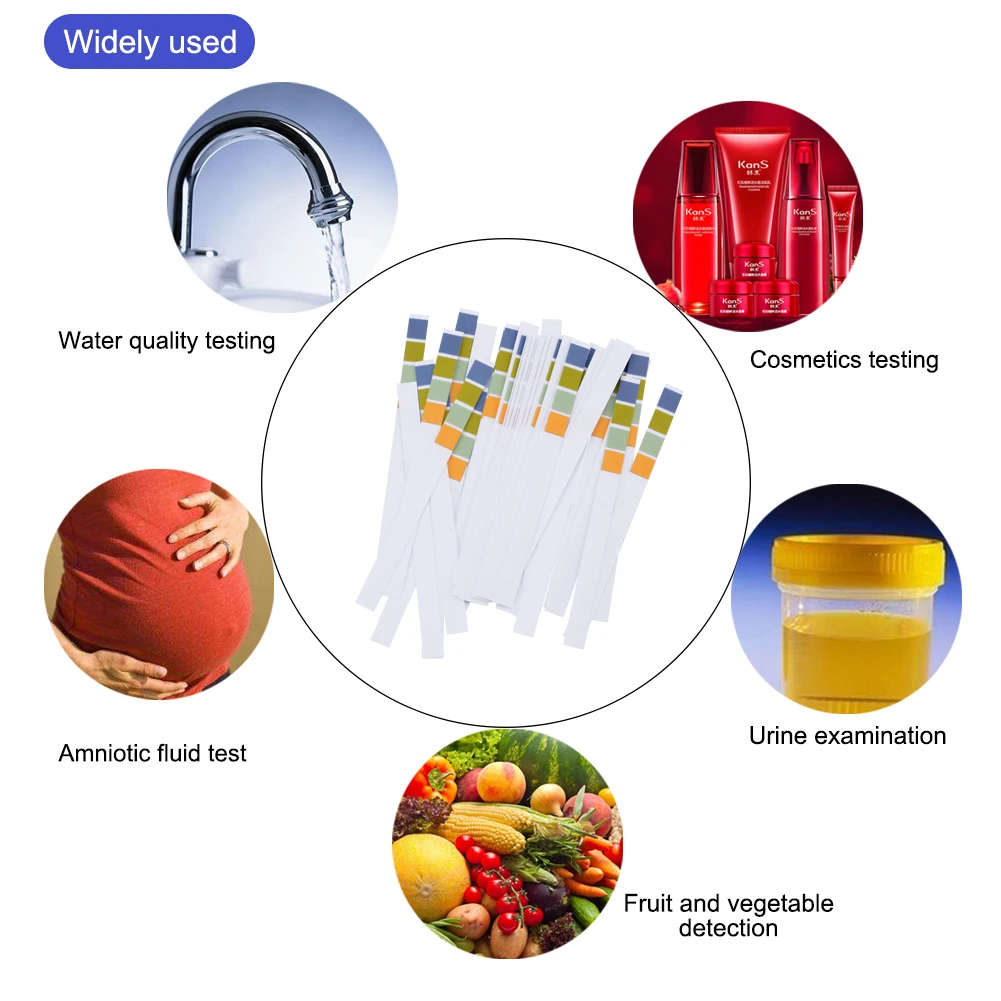 100 полосок PH бумага полная 0-14 шкала тестер лакмуса качества воды фотометр для