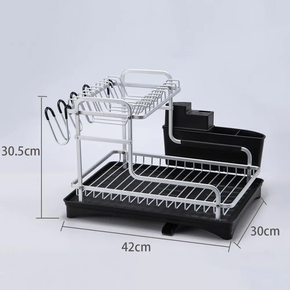 2020 нержавеющая алюминиевая кухонная сушилка для посуды раковина стойка-Сушилка