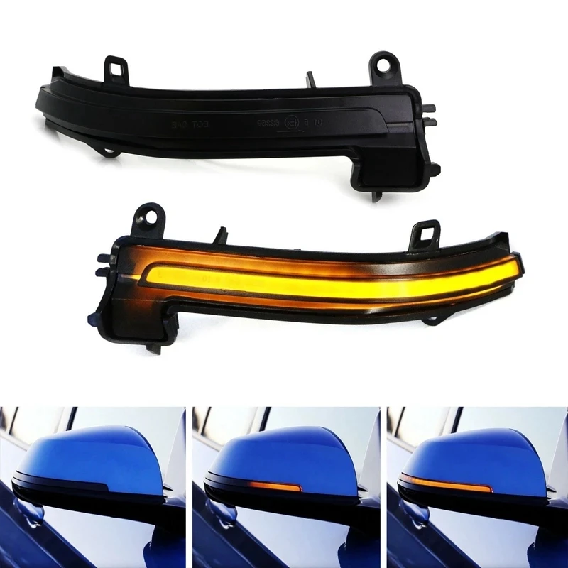 

2Pcs Dynamic Steering Signal Led Rear View Mirror Indicator Flasher for Bmw F20 F30 F31 F21 F22 F23 F32 X1 E84 1 2 3 4