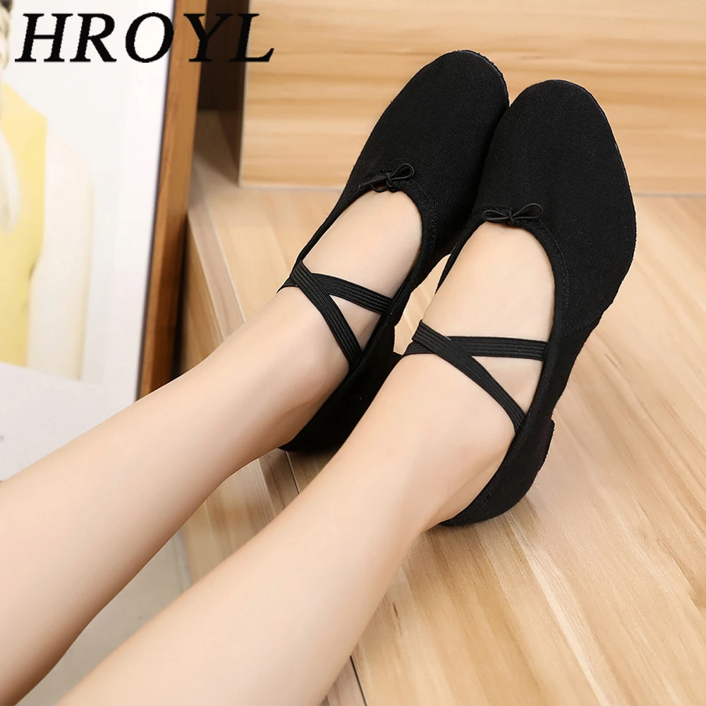 Качественная парусиновая обувь для джазовых танцев на шнуровке мягкие балетные