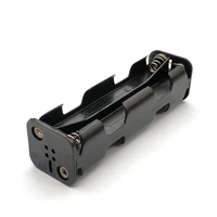 long strip type 8 x 1 5v aa black plastic battery case holder 12v back to back batteries storage box