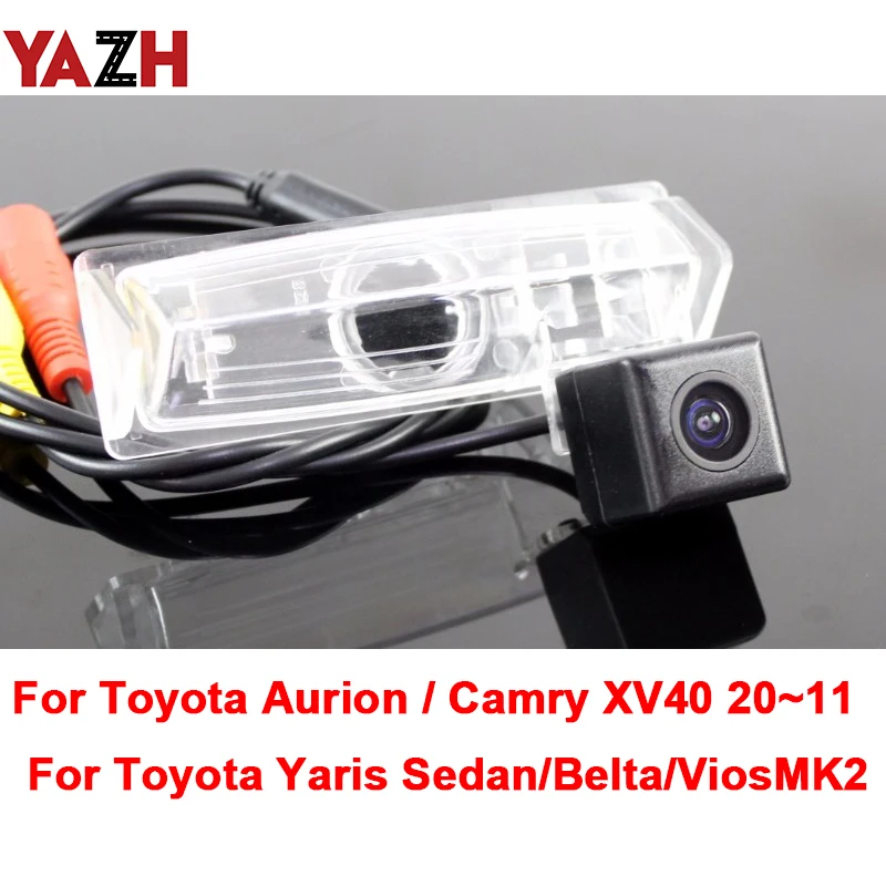 YAZH для TOYOTA Belta Vios Yaris Sedan Camry Aurion камера заднего вида Автомобильная HD CCD ночное