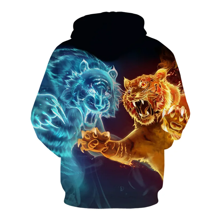 Осень 2019 новинка свитер с 3D принтом аниме анимация для мужчин и женщин капюшоном