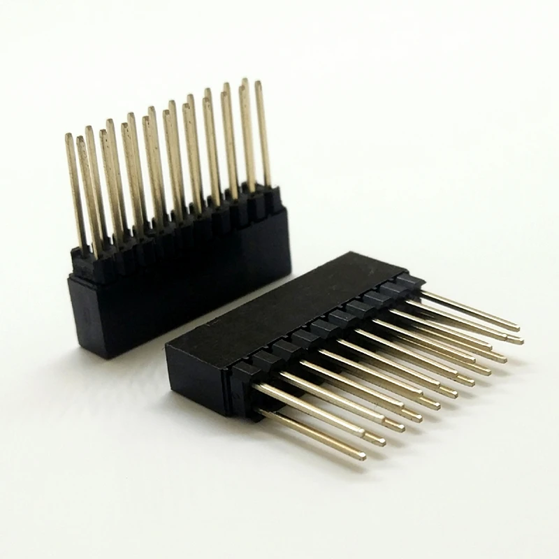 10 шт. PC104 20 контактов 2x10P 2 54 мм Женский двойной прямой ряд штырьков коннектор