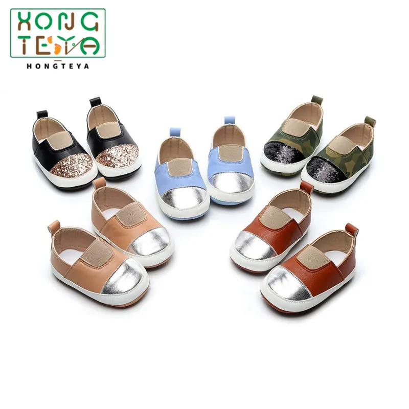 Кроссовки для новорожденных девочек и мальчиков Нескользящие кроссовки с