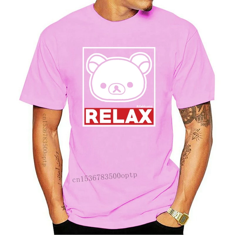 

Anime Rilakkuma The Bear Relax T-Shirt Nwt Authentic & Licensedew Men 2020 Summer Fashion O Neck Hip Hop Printed T Shirts