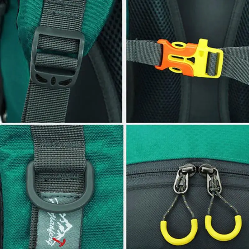 

60L unisex men backpack travel pack sports bag pack waterproof Outdoor Mountaineering Hiking Climbing Camping backpack for male