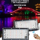 Светодиодный прожектор RGB водонепроницаемый прожектор точесветильник светильник 50 Вт комбинированный ночник IP66 прожексветильник личный светильник с дистанционным управлением