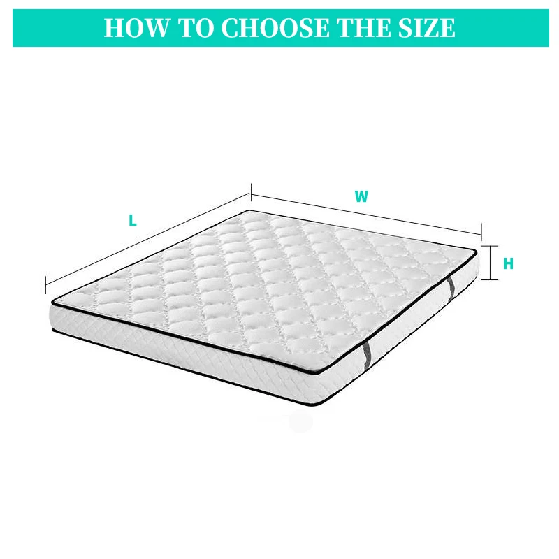 Bed Mattress Cover 160x200cm Waterproof Protector Pad With Elastic Fitted Sheet Breathable Wetting Anti-mite | Дом и сад