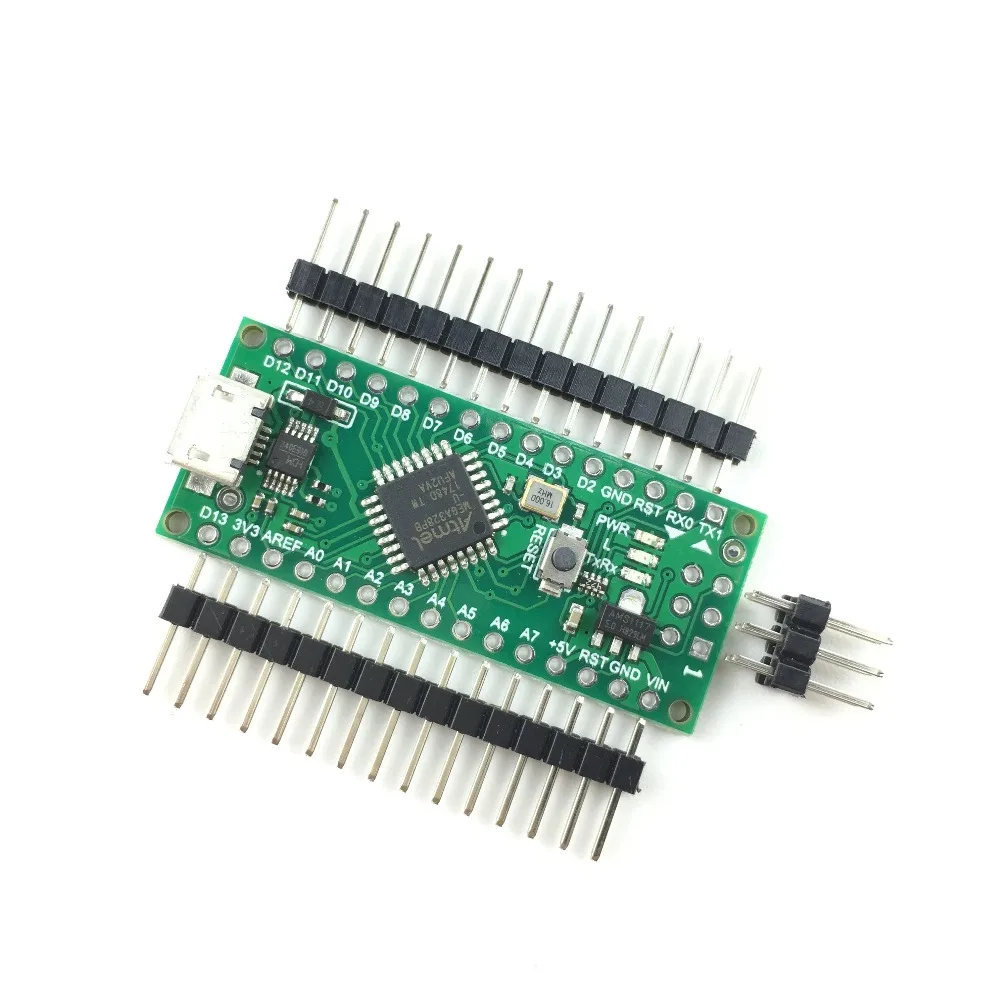 5 шт./партия, Nano 3,0 контроллер, совместимый с arduino nano Atmega328 Series CH340, USB драйвер, без кабеля, NANO V3.0