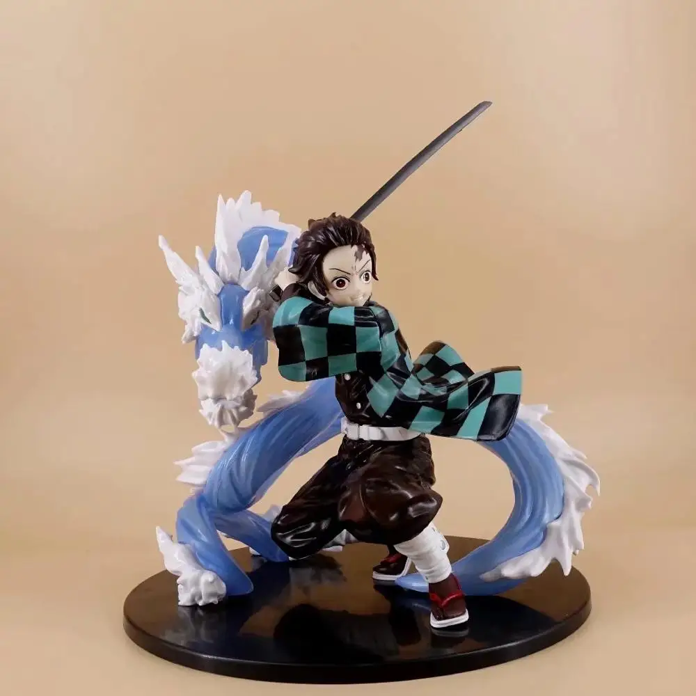 Демон убийца: Kimetsu без Yaiba статуя Tanjiro камадо фигурки статуэтки постоянный поток