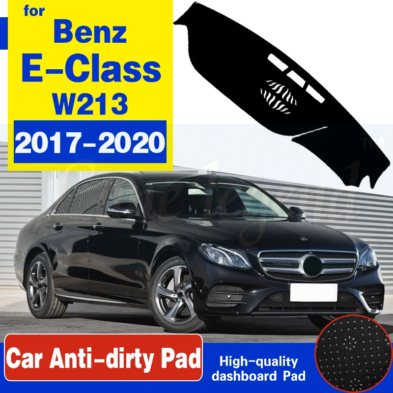 

Противоскользящий коврик, накладка на приборную панель, солнцезащитный козырек, автомобильные аксессуары E-klase для Mercedes Benz E-Class W213 2017 2018 2019 ...