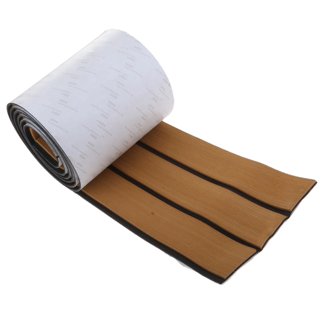 Gold Black Stripe 240 см X 17,1 см X 6 мм EVA пена с черно-белой линией лодка настил из искусственного тика настил лист коврик - Цвет: Gold Black Stripe