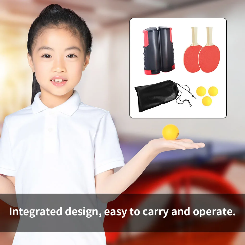 

1 pair Table Tennis Net Portable Retractable Ping Pong Post Net Rack For Any Table Table Tennis Rack Replace Kit Ping Pong Set