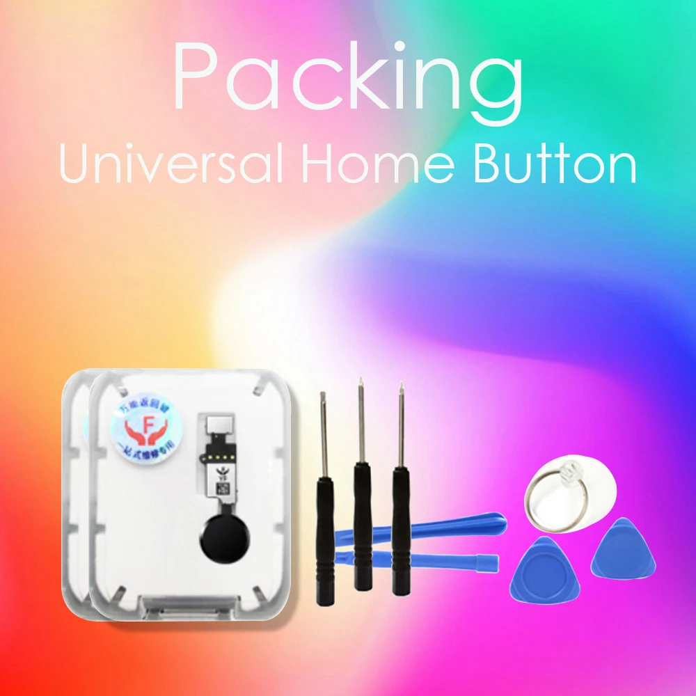 JC/Meibi 5th YF HX 3rd Gen универсальная кнопка home для iPhone 7 7G 8 8G Plus клавиатура меню Функция возврата без touch ID