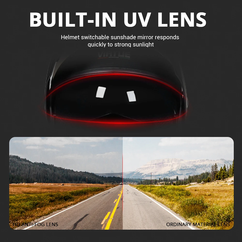Мотоциклетный шлем с откидной крышкой и артефакт модульный двойной объектив для