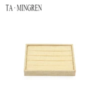 wholesale stackable rectangular ring pendant necklace jewelry display tray storage display box
